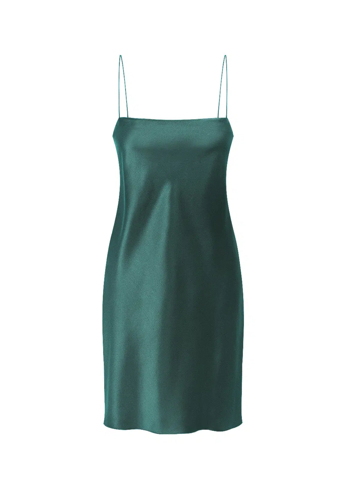 Мини сатенена рокля "Emerald"