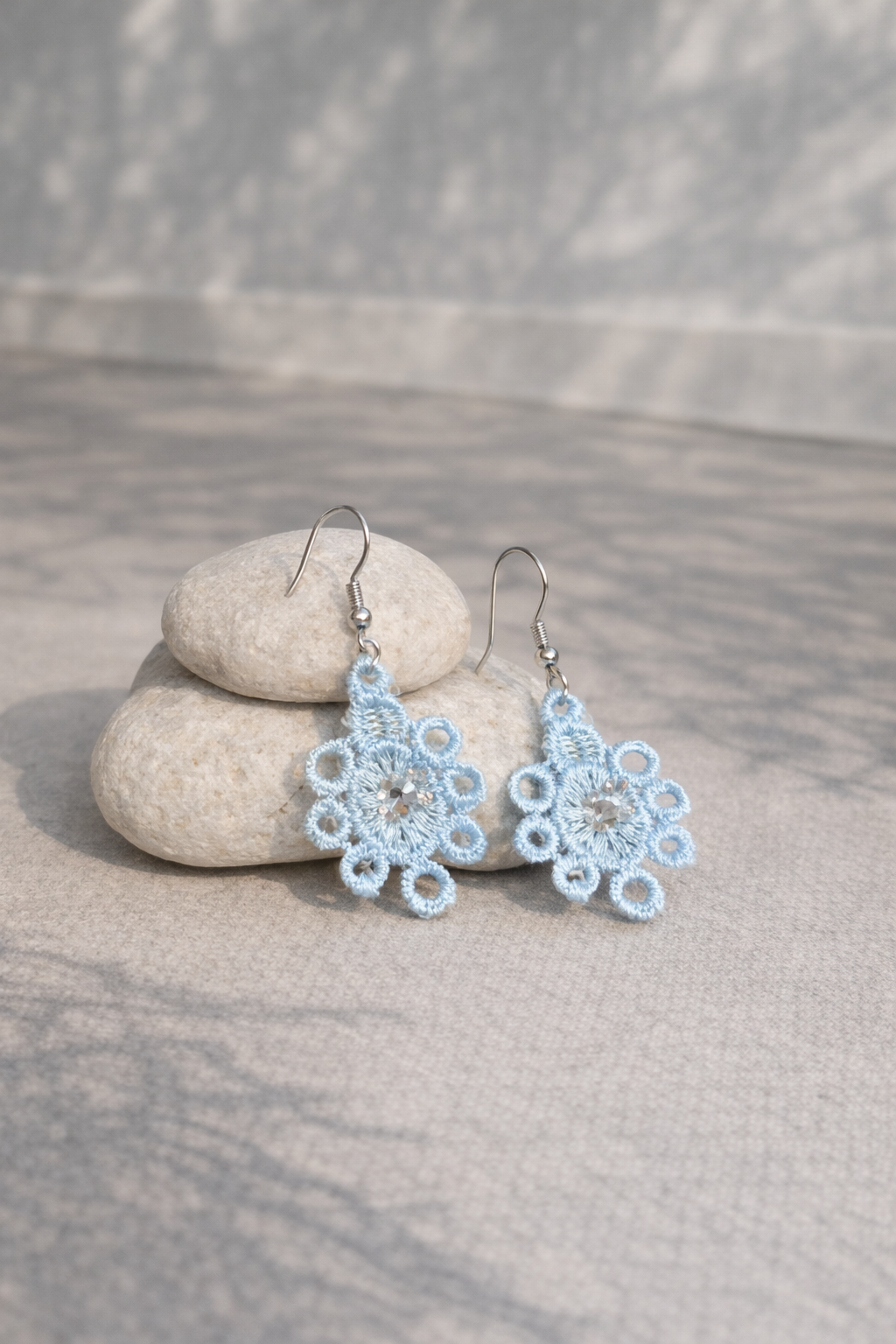 Дантелени обеци “BLUE LAGUNE”