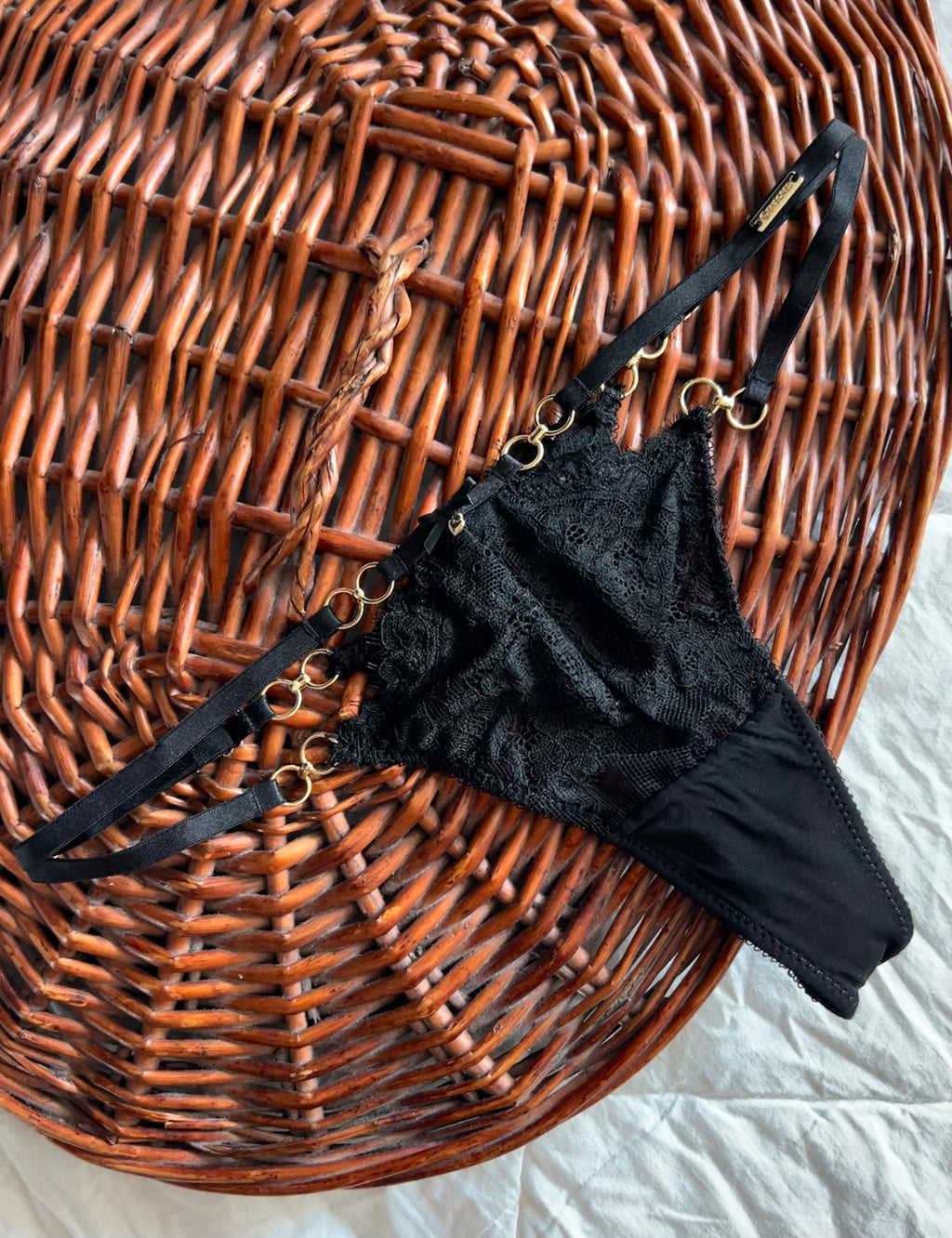 Sexy Thong Луксозна прашка “Black Pearl”